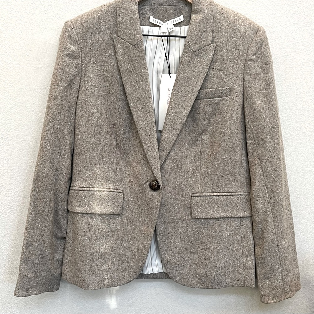 NWT Veronica Beard Cutaway Dickey Jacket Blazer Sz 6